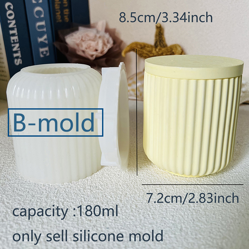 Cement Candle Jar Silicone Mol - Potsticker Mold ulasan dan harga